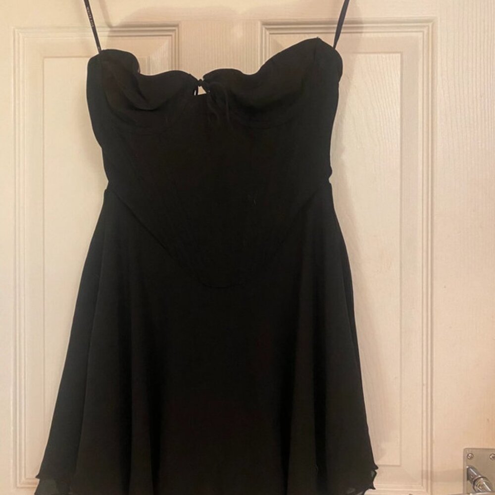 White fox Corset dress